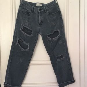 Black Distressed Boyfriend Pacsun Jeans